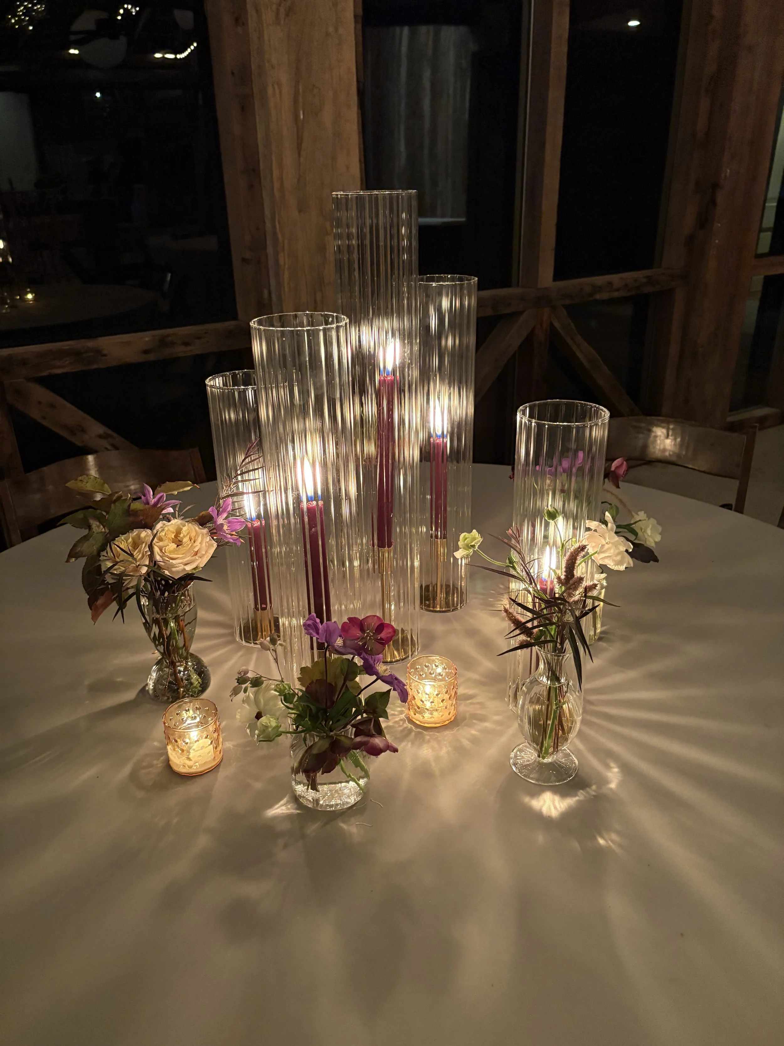 Candle Centerpiece Memphis Wedding  (Copy)
