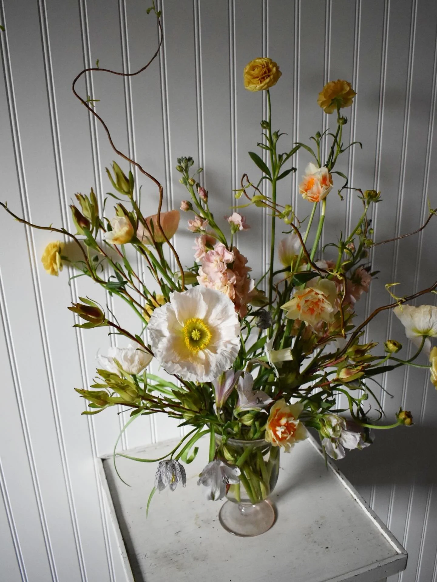 I have loved designing without roses - I think I have used them as a fallback