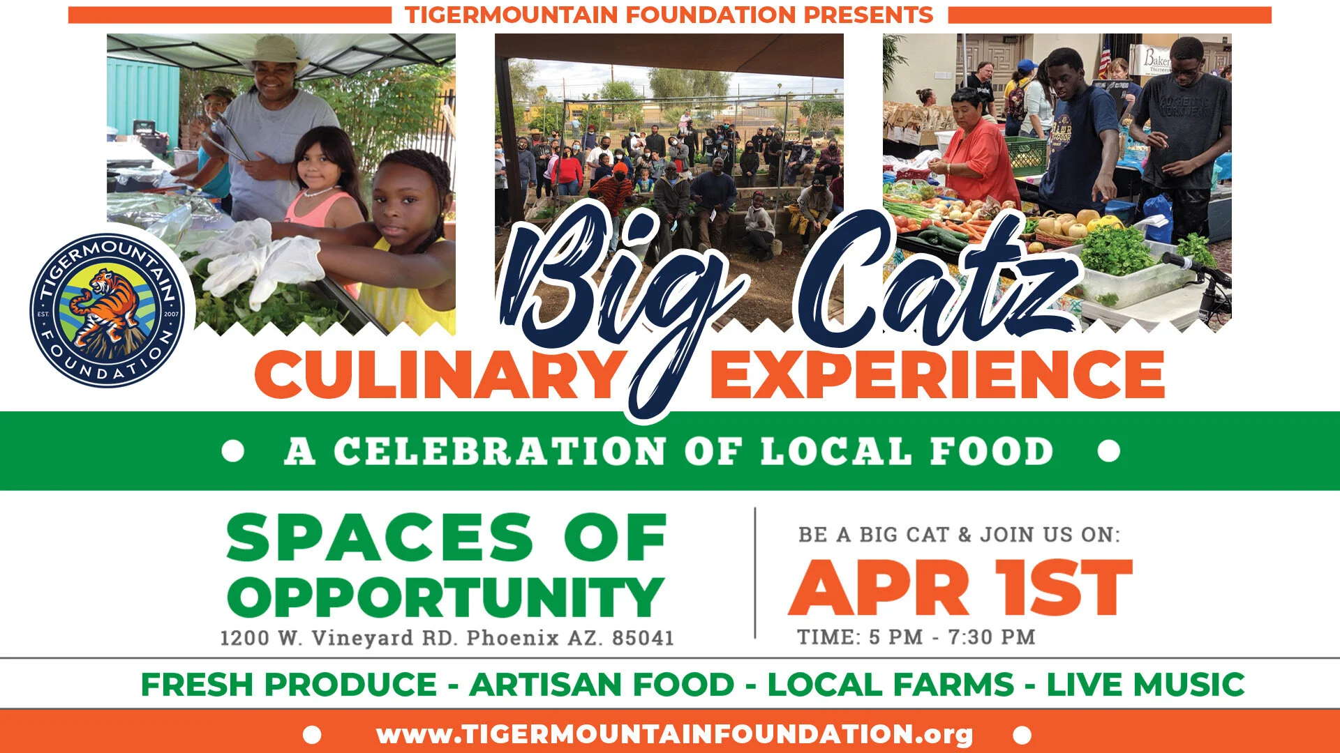 Big Catz Culinary Experience Fundraiser