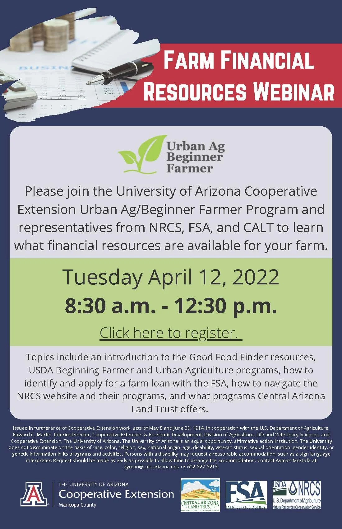 Farm Financial Resources Webinar