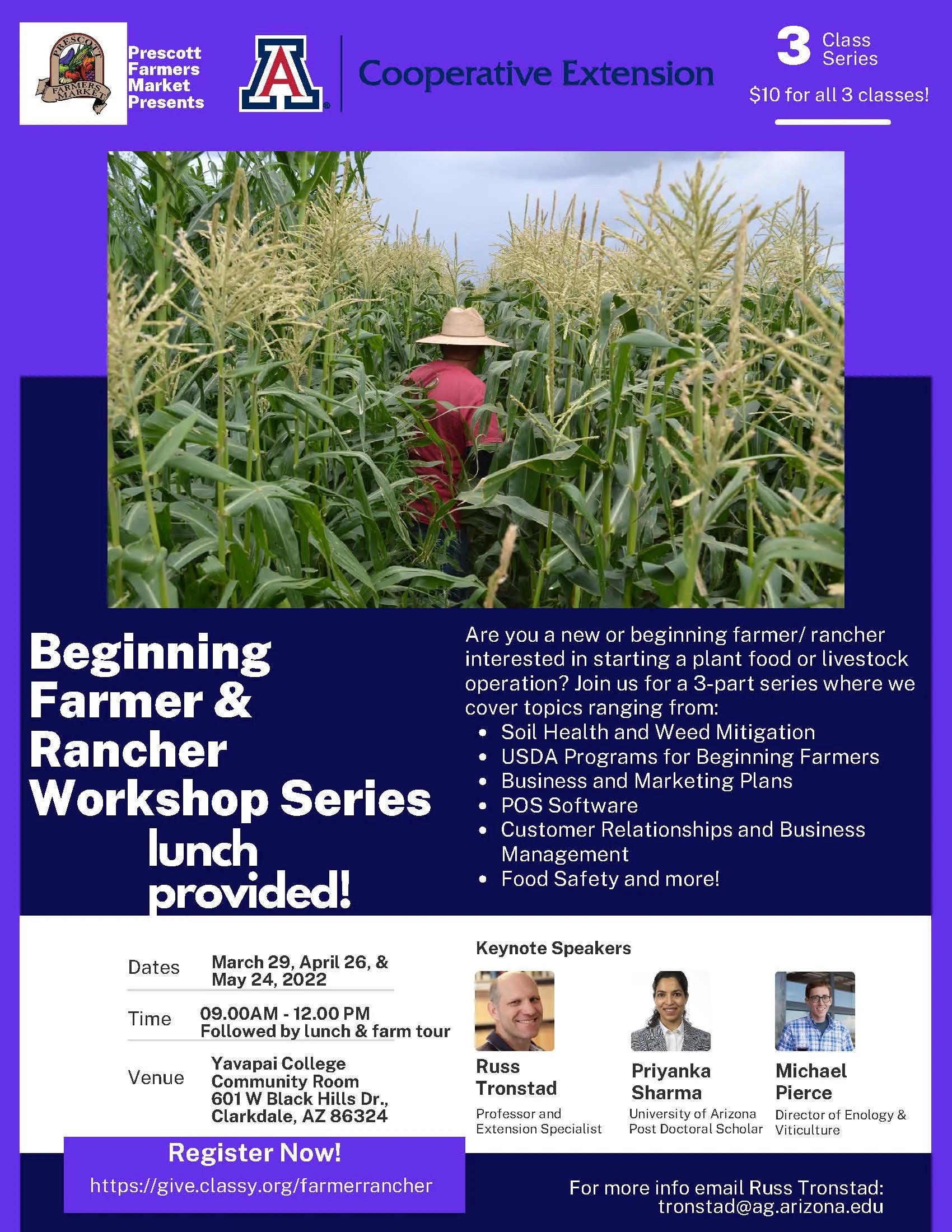Beginning Farmer &amp; Rancher Workshop Series 