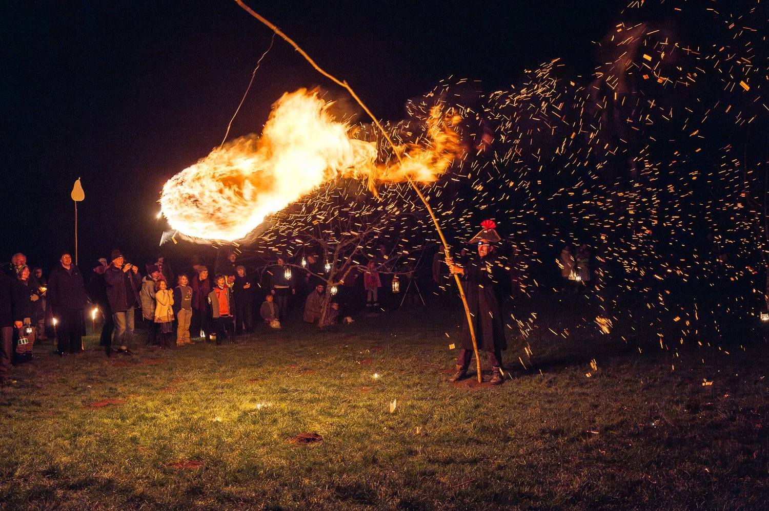  Wassailing the town orchard, 2012 