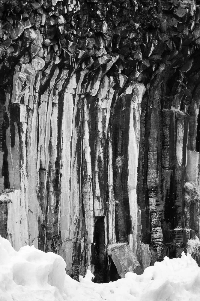 Columnar basalt at Svartifoss, 2018
