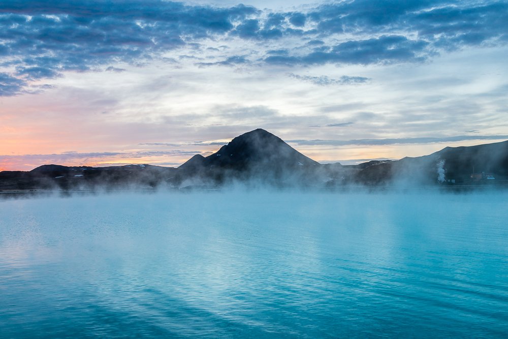 The Blue Lake at Reykjahlíð, 2019