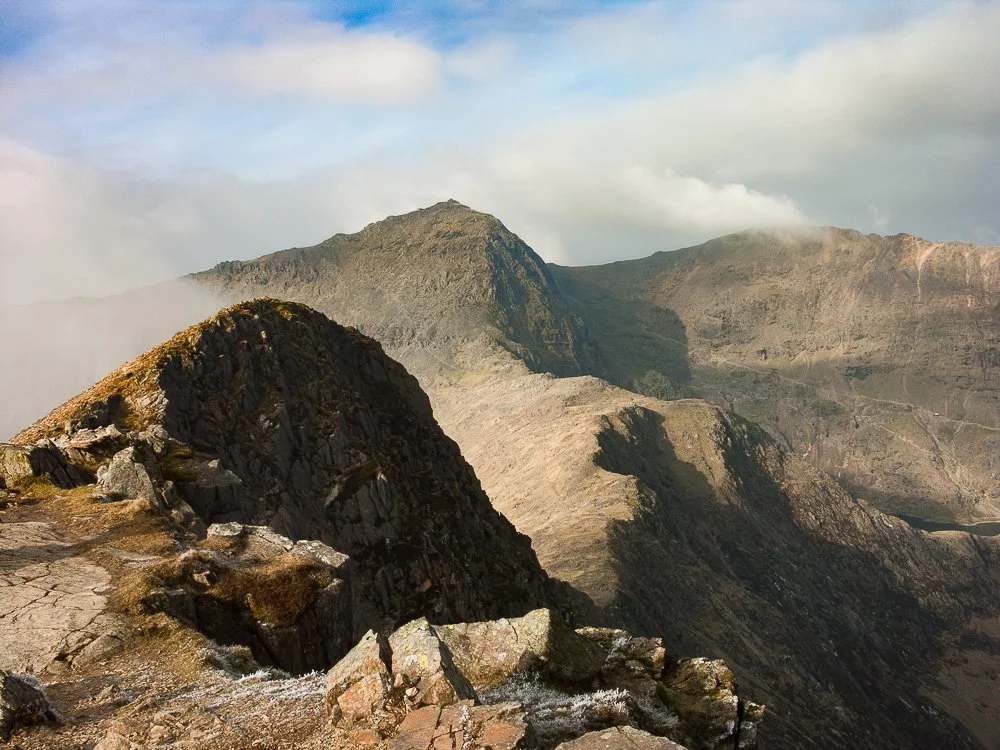 Yr Wyddfa (Snowdon) and the Y Lliwedd ridge, 2006