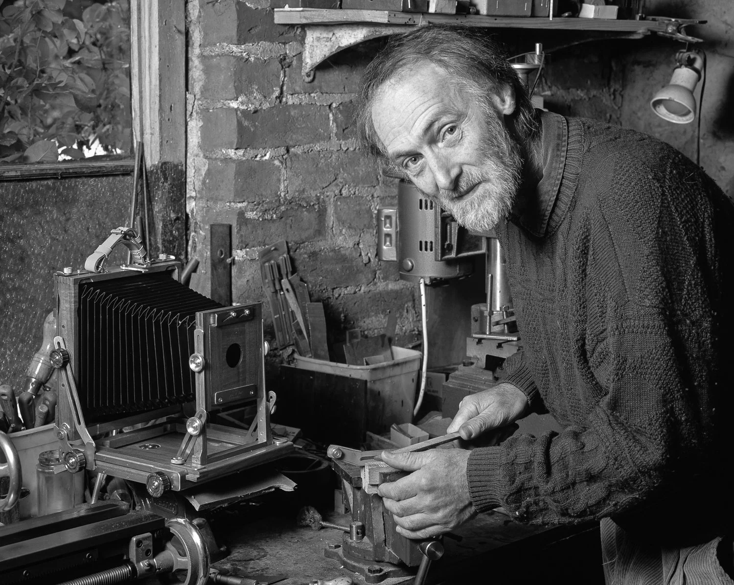 John Nesbitt (1946-2023), photographer and camera maker, 1989