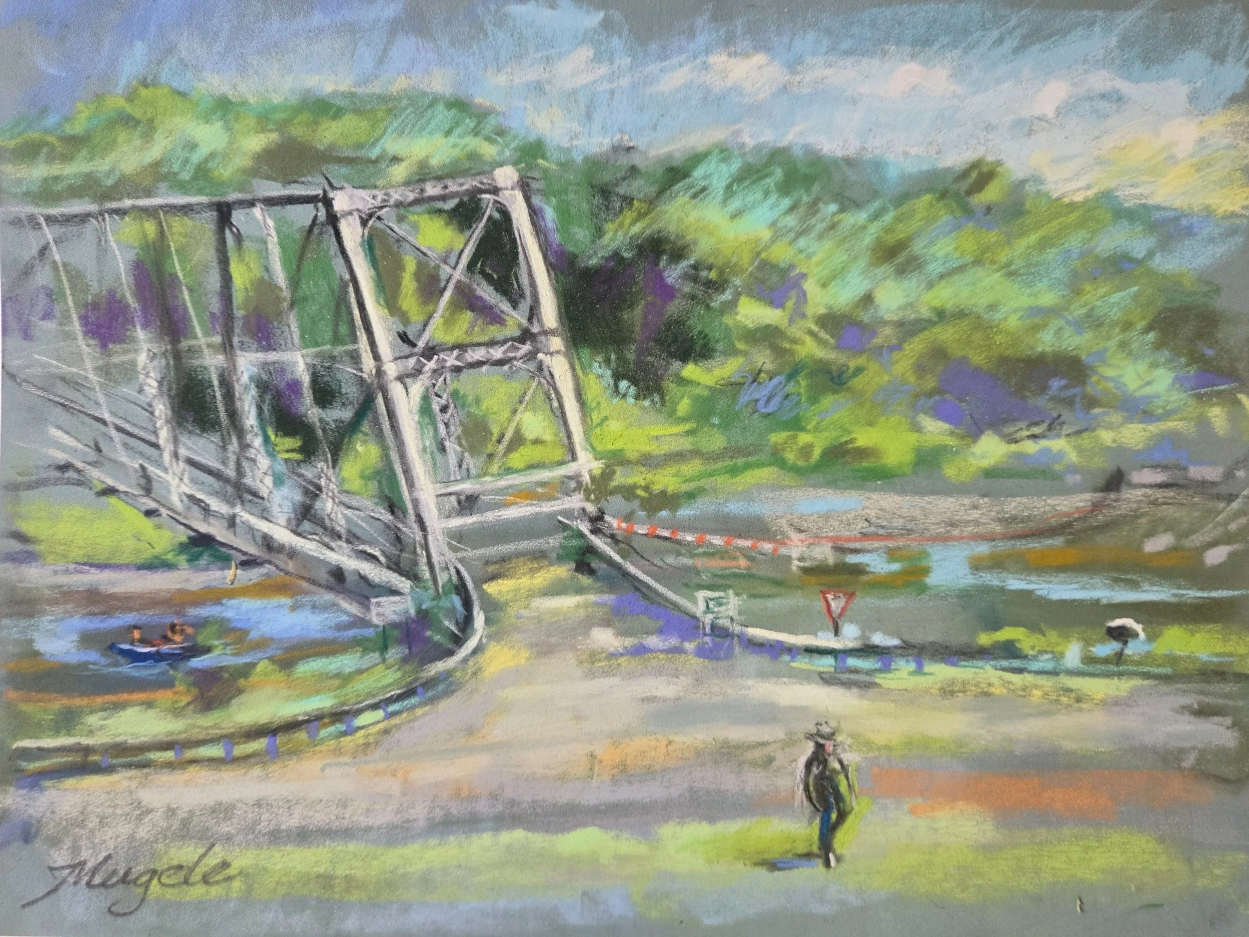 MARY SEALFON: Skinners Falls Bridge Closed