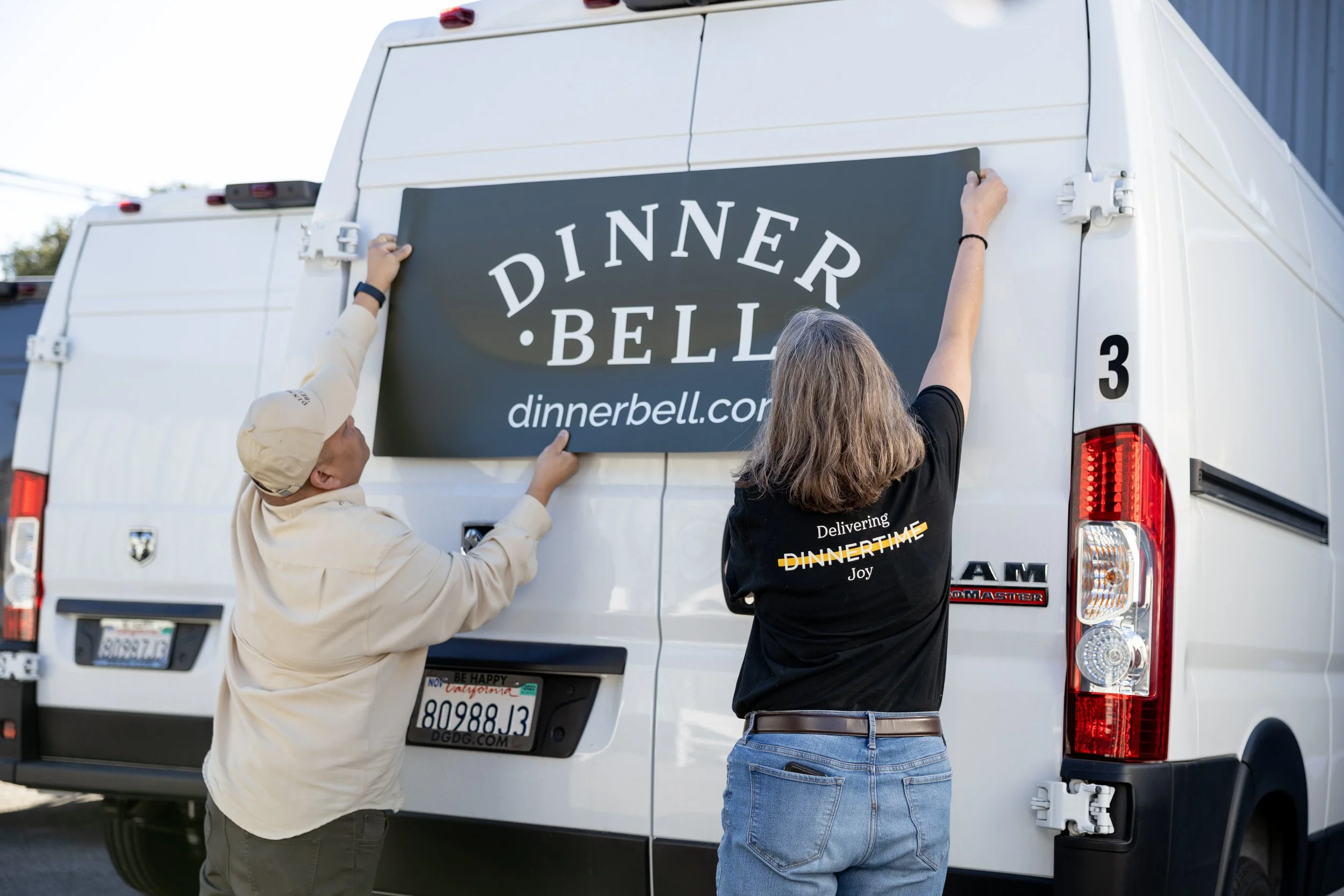 Dinnerbell Meal Delivery Service Branding+ Marketing