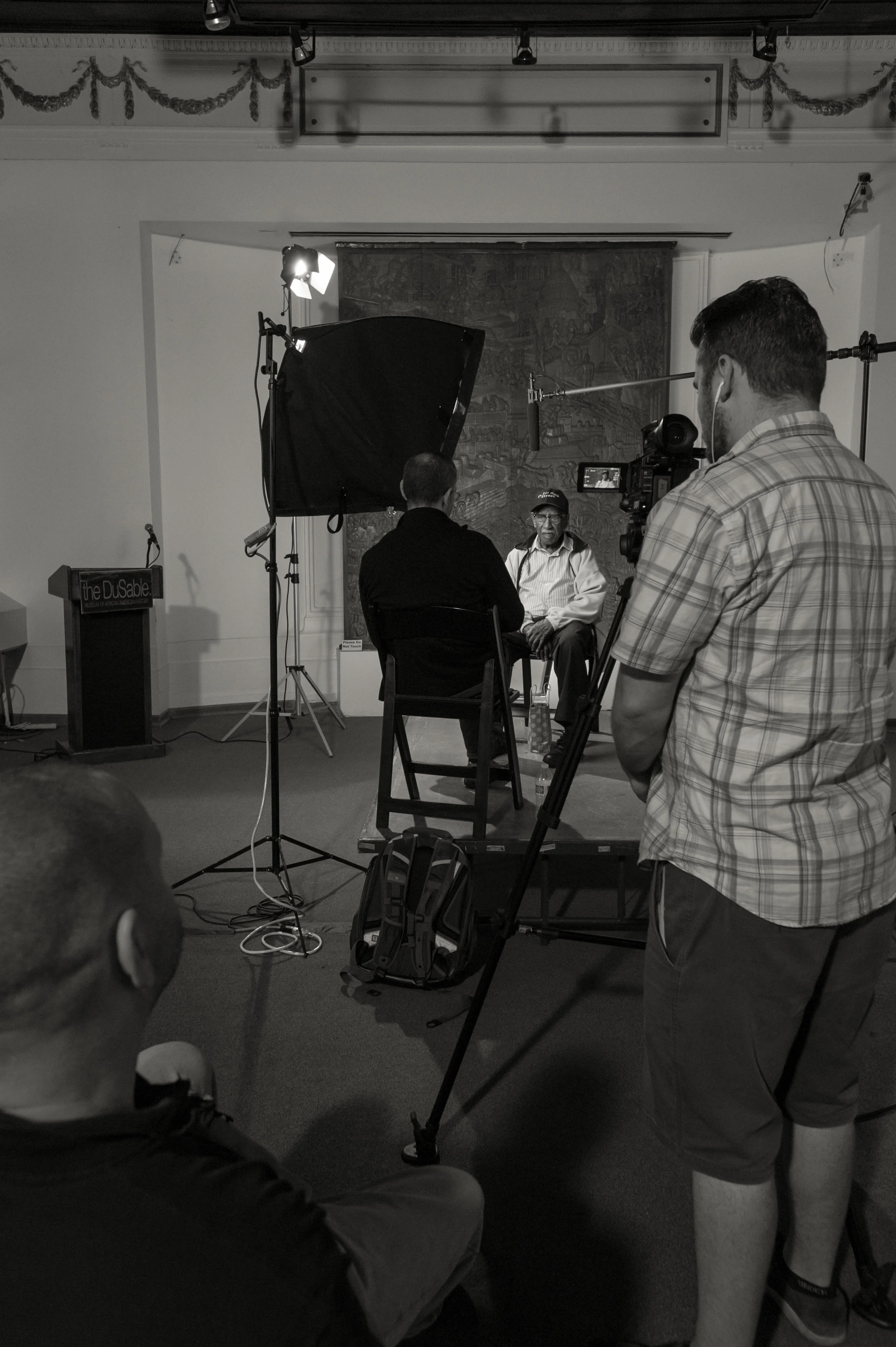  Steve Ordower interviews historian / Professor Emeritus Timuel Black. 