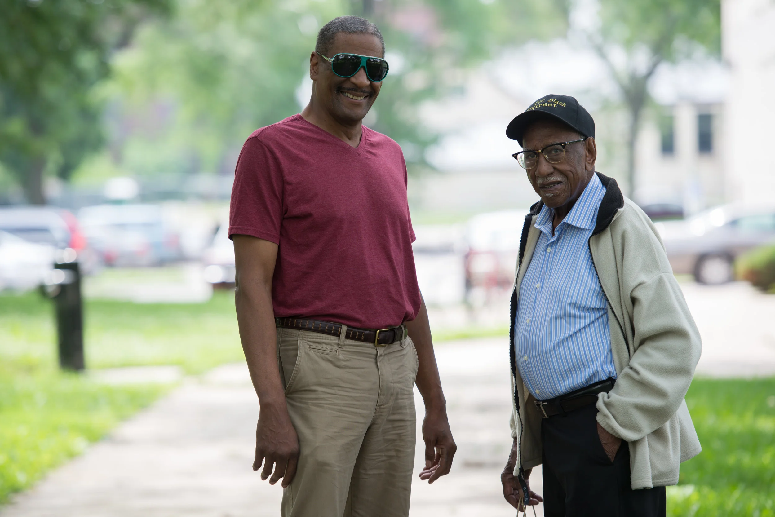 Jubilee Showcase documentery interview shoot with Timuel Black