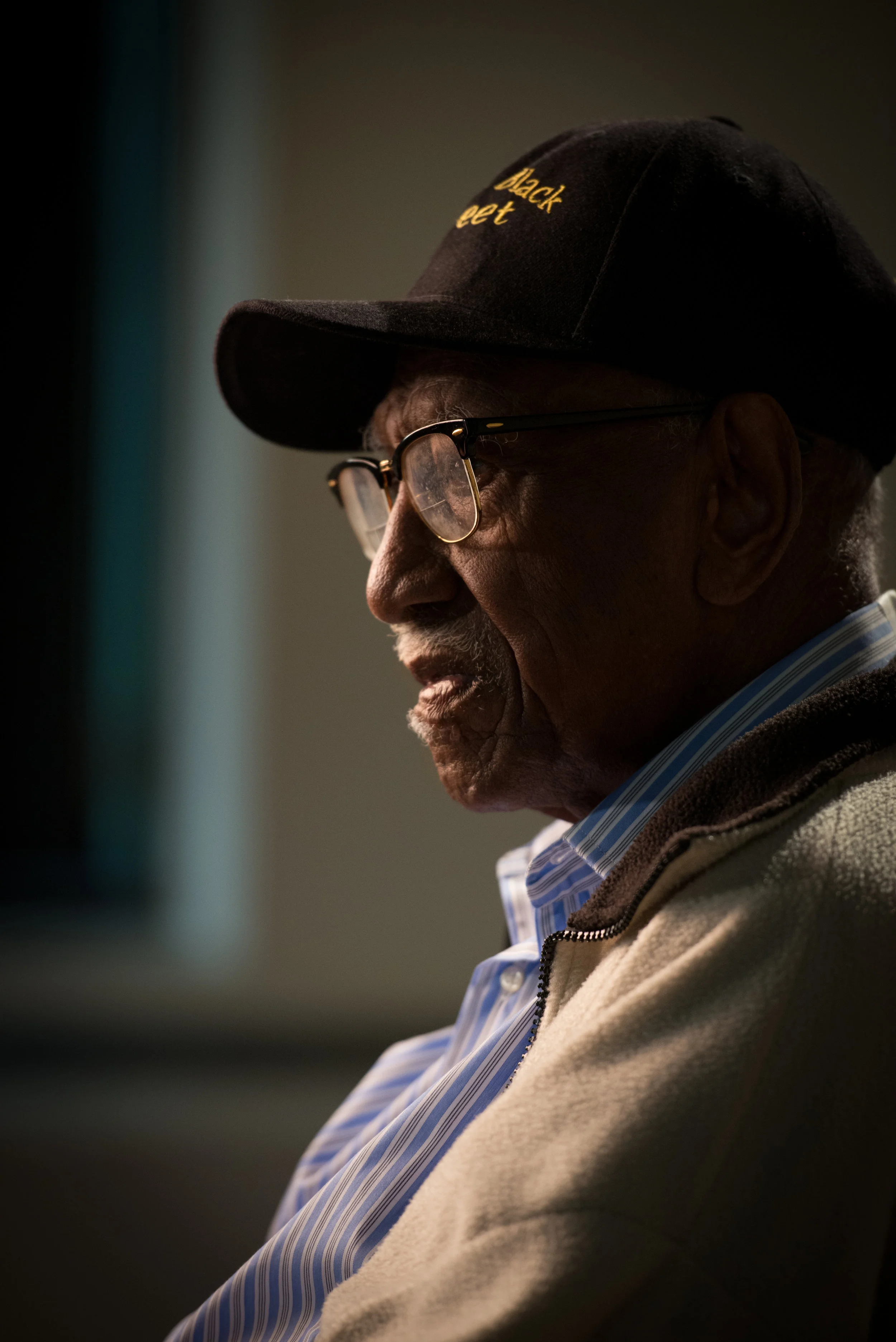 Jubilee Showcase documentary interview shoot with Timuel Black