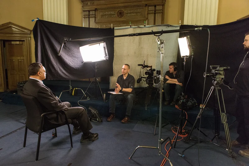 Jubilee Showcase documentary interview shoot with Rev. Jesse L. Jackson Sr.