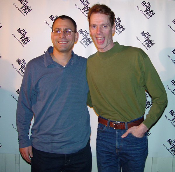 Producer Steve Ordower with Actor Doug Jones (The Shape of Water) at The Method Fest.