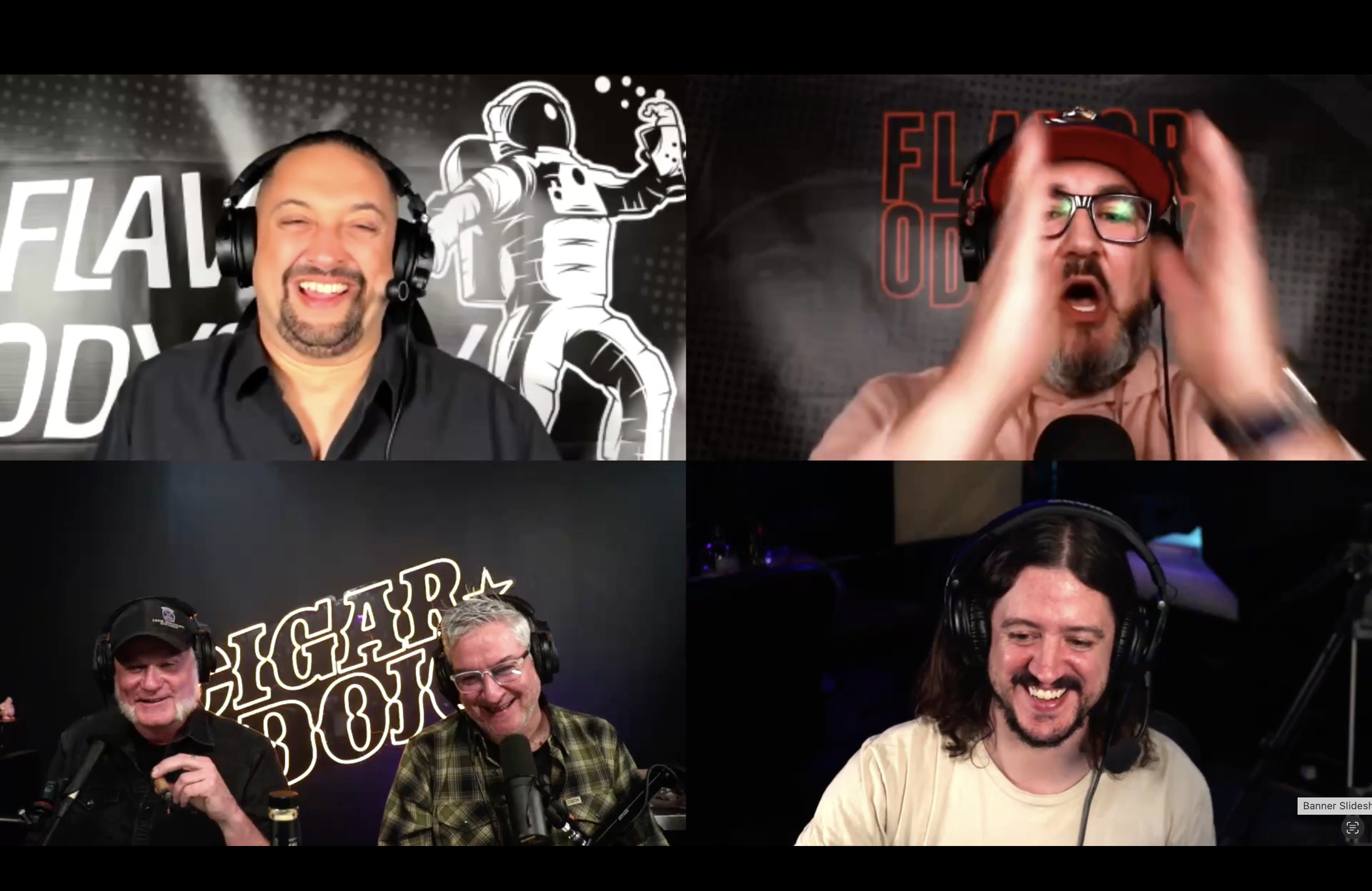 Guests and Hosts on Cigar Dojo Podcast