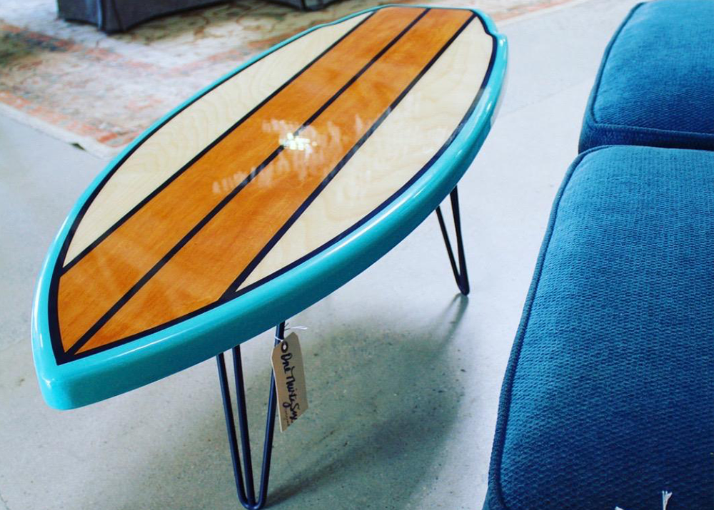 TJs Surf Repair | Surfboard Tables for your home or business