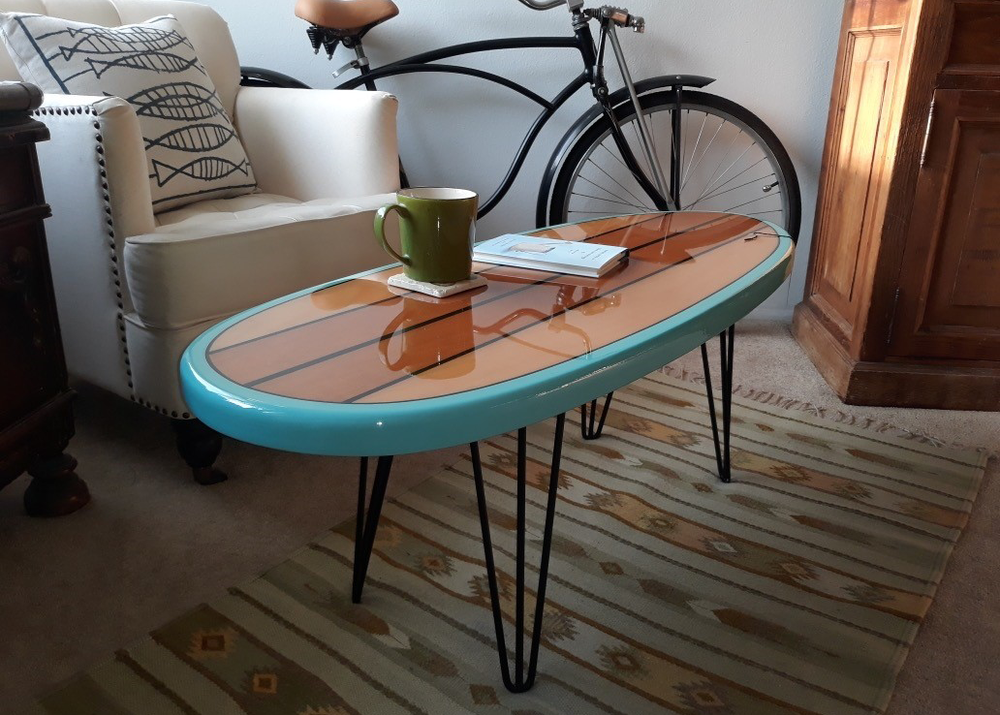 TJs Surf Repair | Surfboard Tables for your home or business