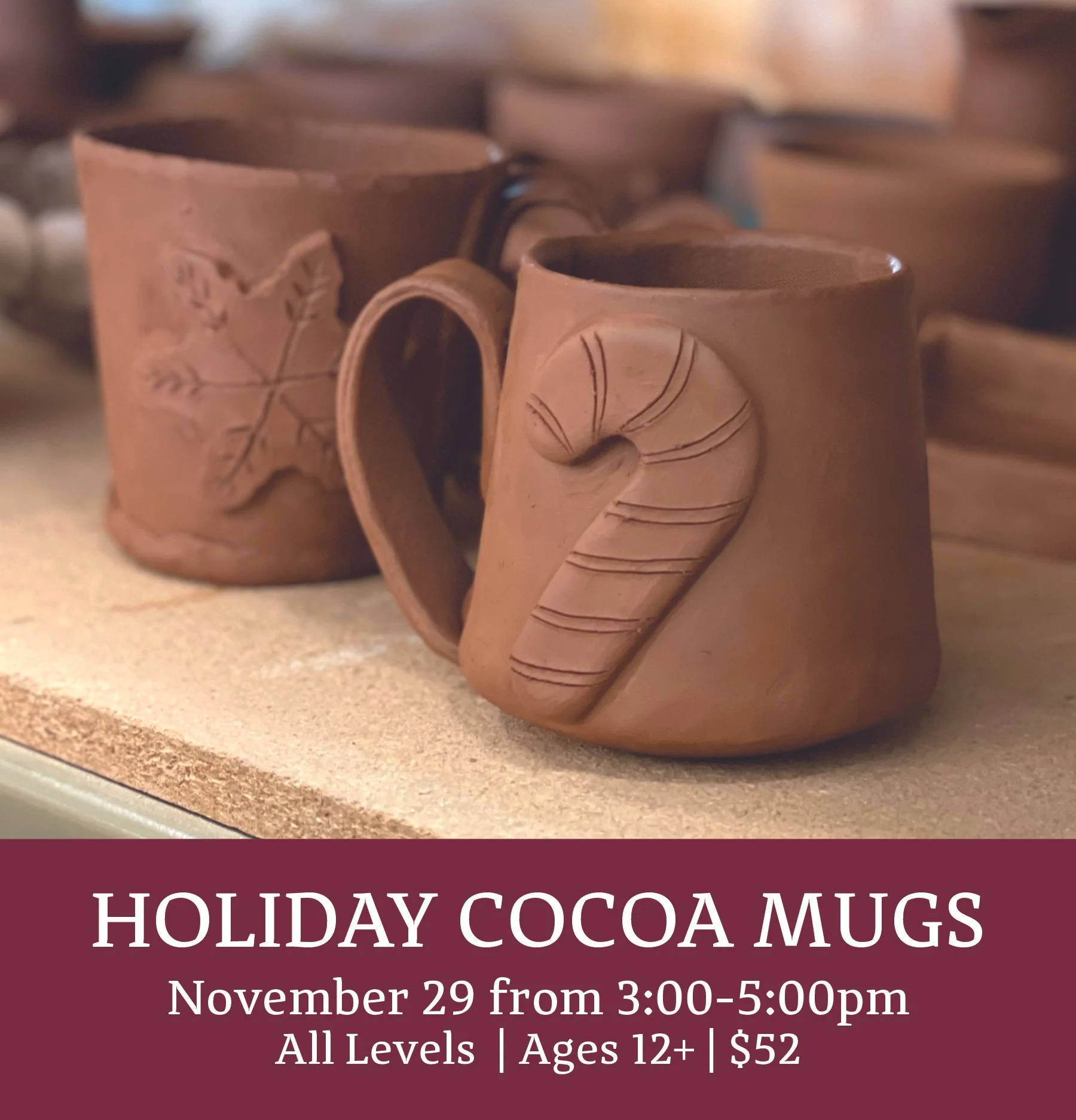 Holiday Cocoa Mugs - Nov. 29