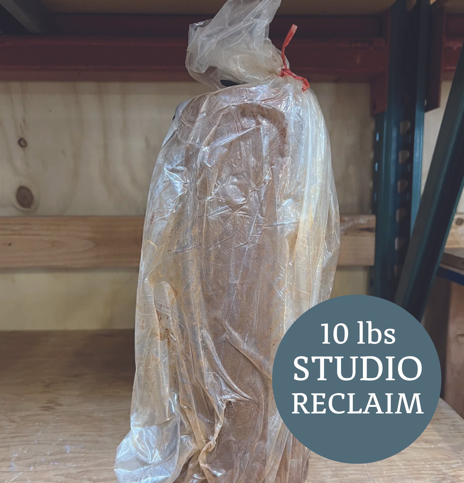 10 lb Bag of Reclaim Clay: P2 Members and current students only.