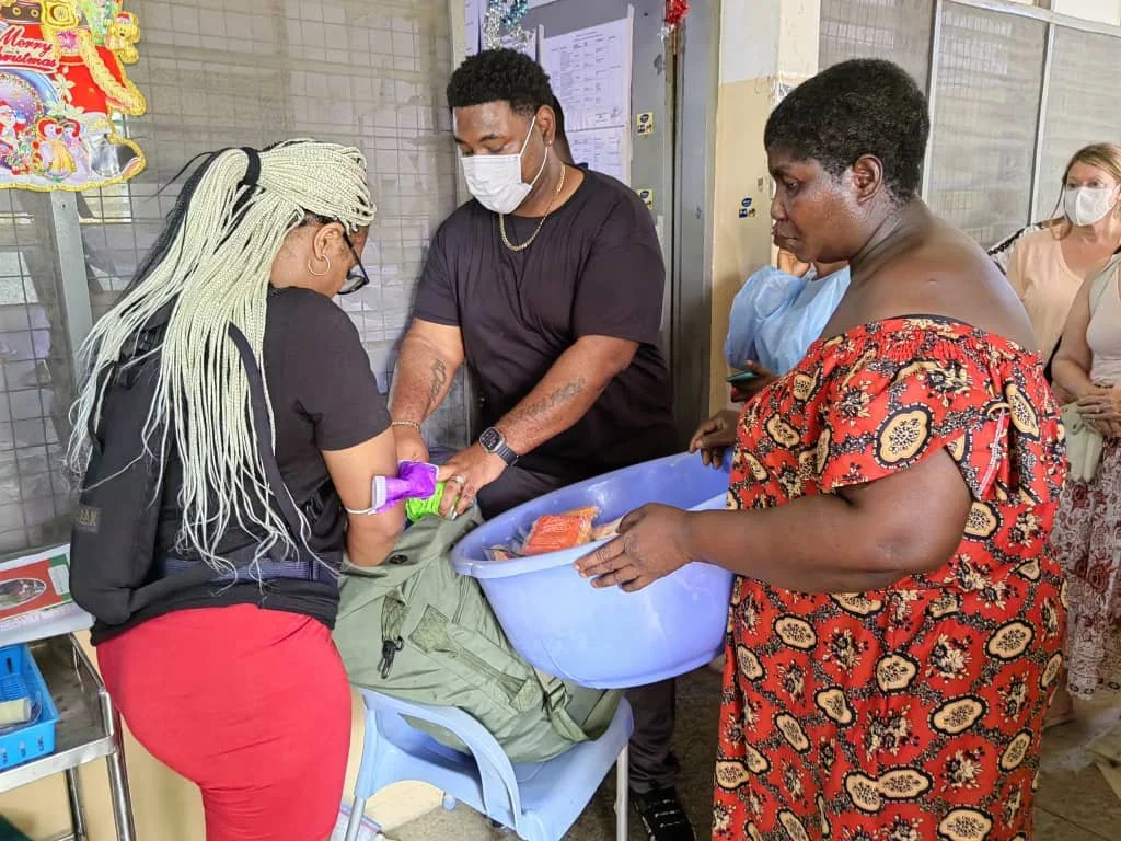 Hygiene Distribution to the Winneba Municipal Hospital