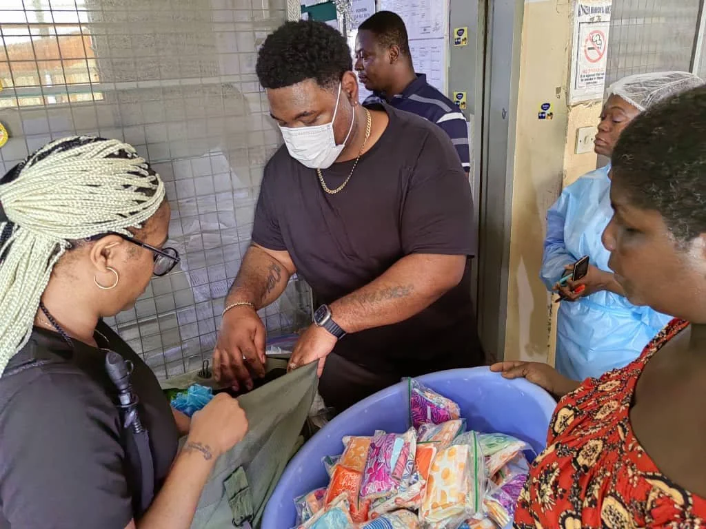 Hygiene Distribution to the Winneba Municipal Hospital