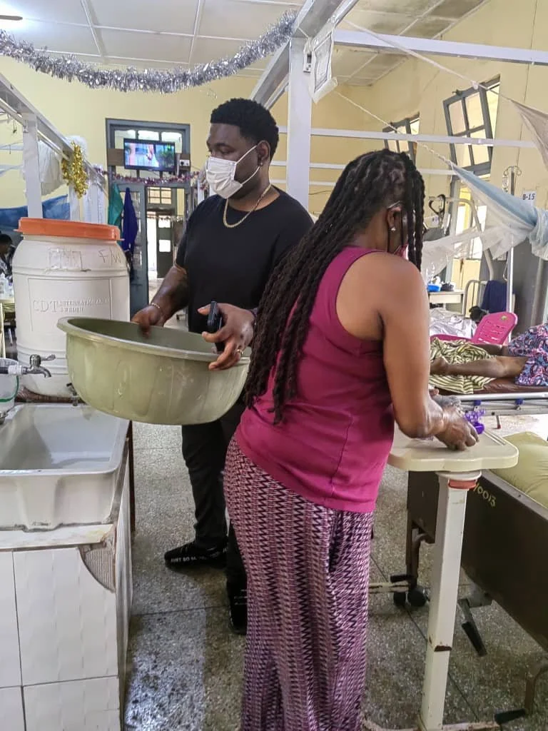 Hygiene Distribution to the Winneba Municipal Hospital