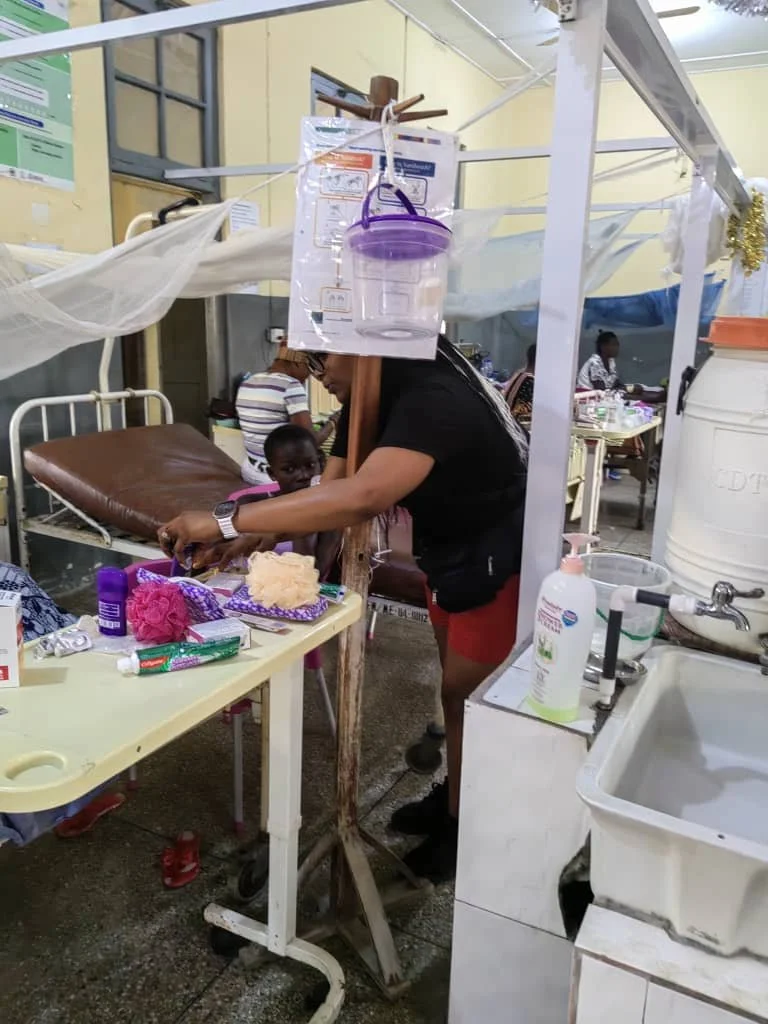 Hygiene Distribution to the Winneba Municipal Hospital