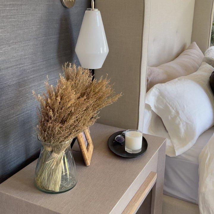 A new project to share &mdash; Welcome to the Delridge master bedroom! Designed as a serene retreat to escape to at the end of the day, we mixed neutral tones, layers and lots of texture. Swipe for the before!