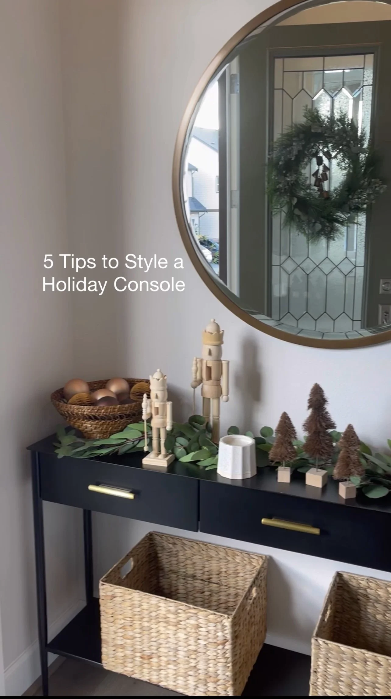      
 
   5 Tips to Style a Holiday Console 
 
  
  
             
 
   While prepping for the holidays, we love to find unique ways to approach classic holiday decor. We recently visited a project completed l