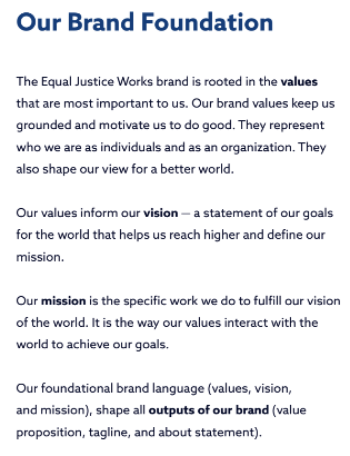 Source: Equal Justice Works brand guide