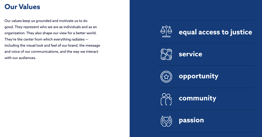 Source: Equal Justice Works brand guide
