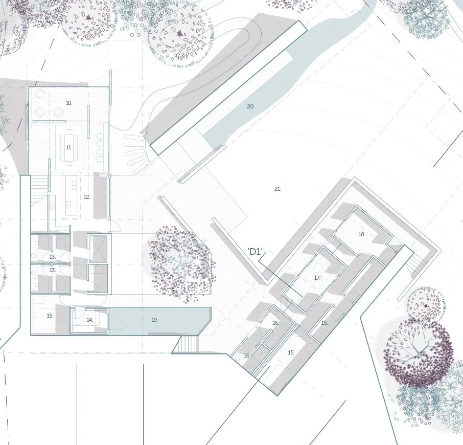  Enlarged Lower Floor Plan 