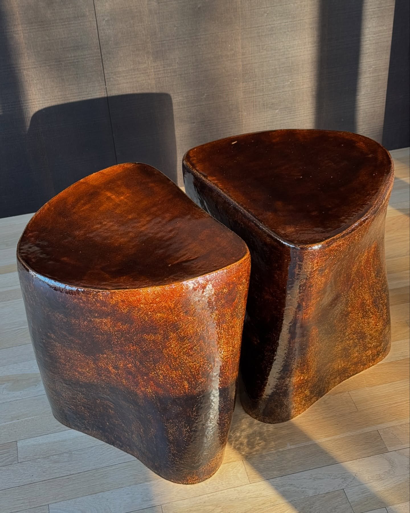 First pieces out of the kiln this year - twins 👯&zwj;♀️