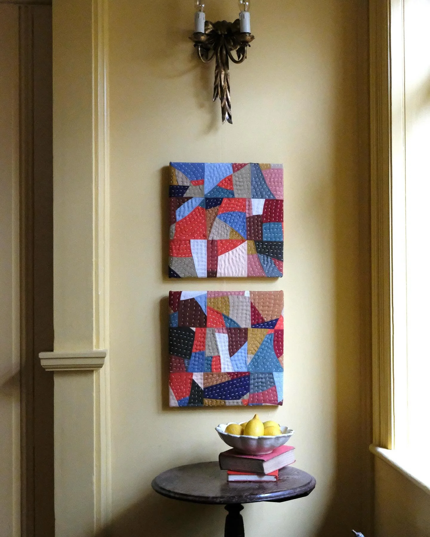 A couple of pieces I finished at the end of last year using a technique I&rsquo;ve included in my book. It&rsquo;s really fun to do and not as tricky as it first seems. 
.
These are for sale on my website and the book available for pre-order now. Lin