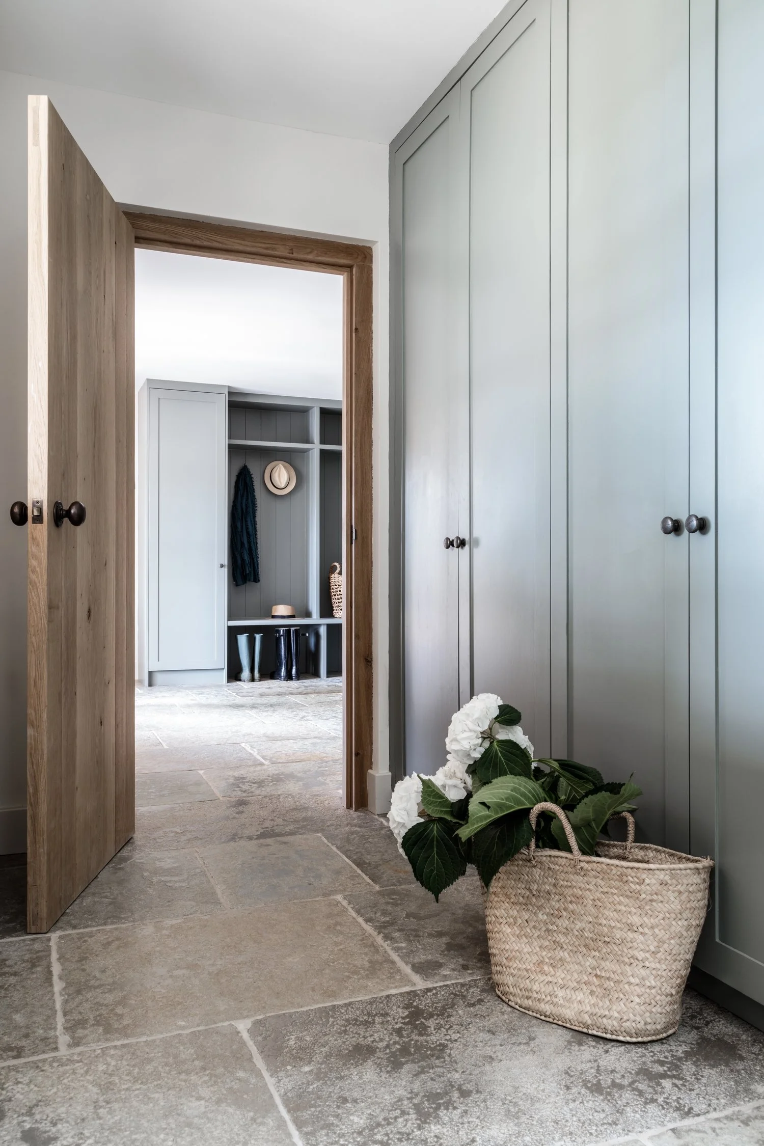 Mudroom Wood Frame Door