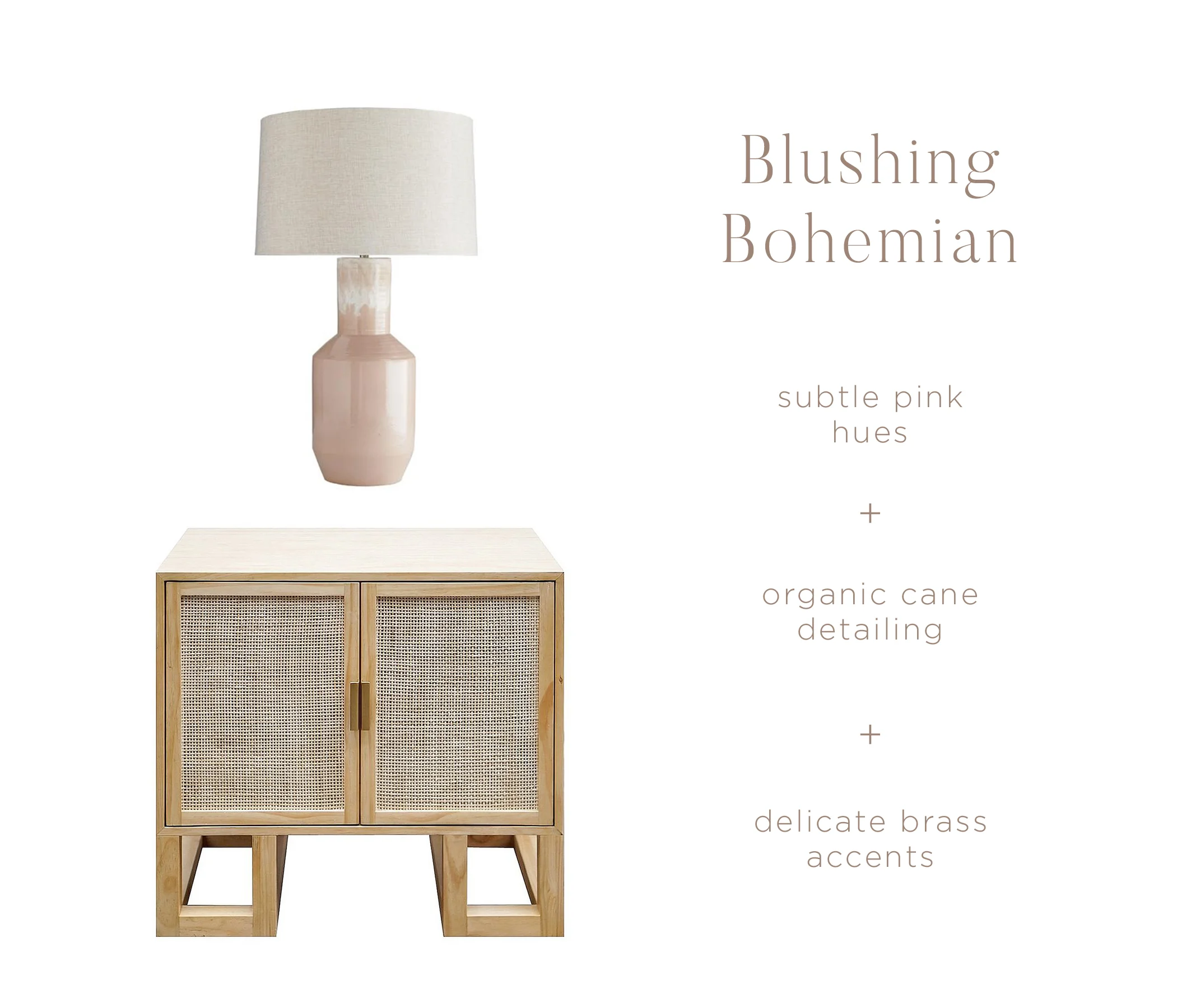 Shop the look: Rose Table Lamp | Leneyah Side Table