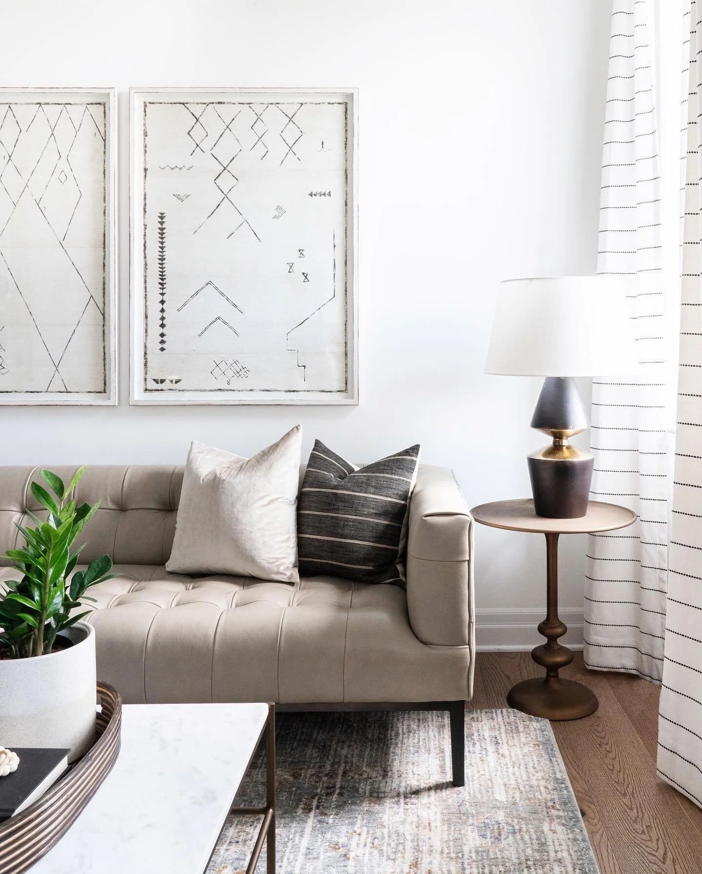 Always a fan of a separate, cozy living space.