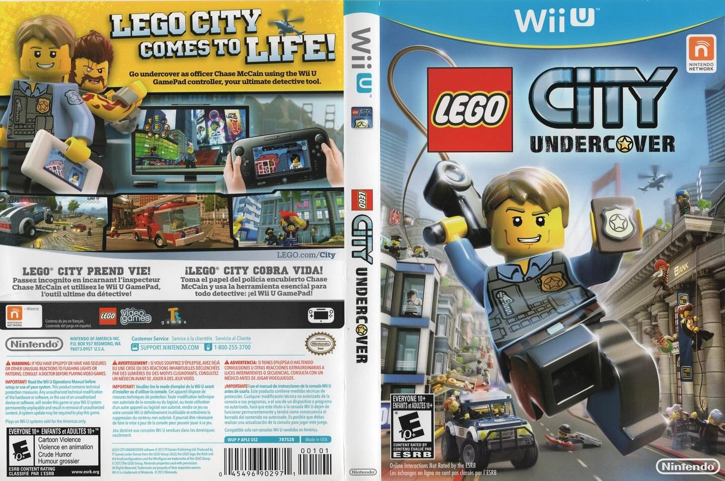 Lego City Undercover (Wii U) developed by TT Fusion and published by Nintendo 

#legocityundercover #legovideogames #legogames #nintendowiiu #nintendowiiugames #wiiugames #nintendogames #videogameboxart #gamecover #retrovideogames #gamecollector #vid