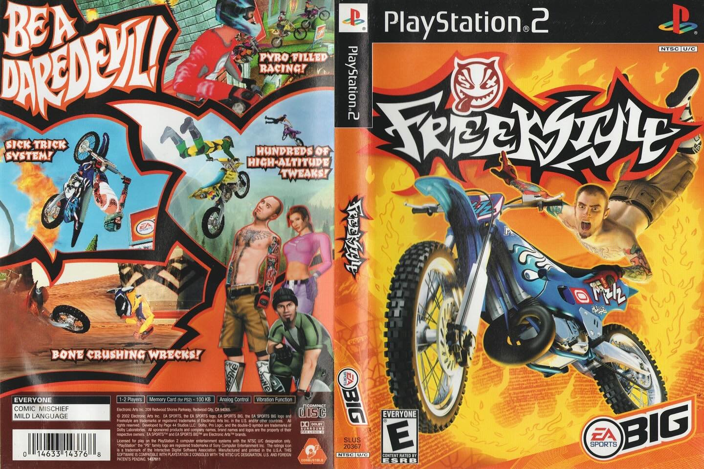 Freekstyle (PS2) developed by EA Redwood Shores and published by EA Sports BIG

#freekstyle #easportsbig #electronicarts #eagames #playstation2 #ps2 #ps2games #videogameboxart #gamecover #retrovideogames #gamecollector #videogamecollection