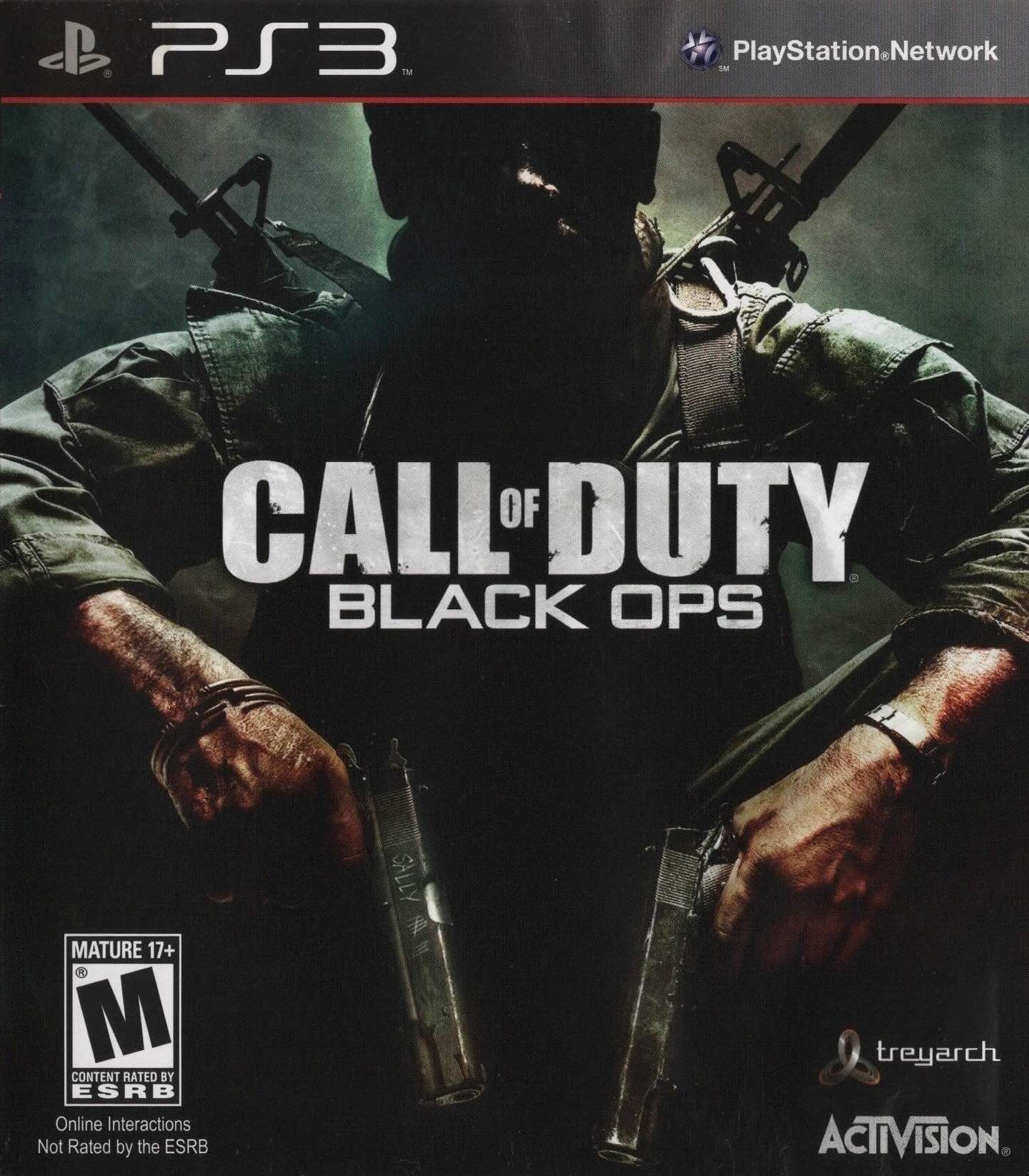 Call of Duty: Black Ops (PS3) developed by Treyarch and published by Activision 

#callofdutyblackops #callofdutygamer #blackopszombies #treyarchgaming #playstation3 #ps3 #ps3games #videogameboxart #gamecover #retrovideogames #gamecollector #videogam