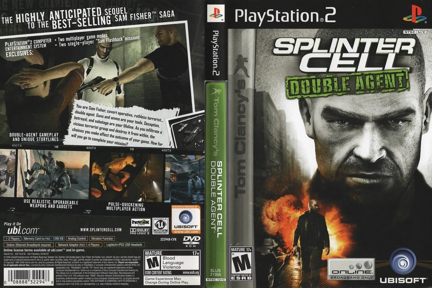 Tom Clancy&rsquo;s Splinter Cell: Double Agent (PS2) developed by Ubisoft Montreal and published by Ubisoft 

#tomclancy #splintercell #splintercelldoubleagent #ubisoftmontreal #ubisoftmemes #playstation2 #ps2games #videogameboxart #gamecover #retrov