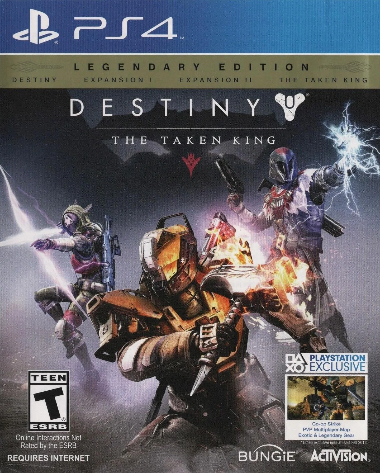 Destiny: The Taken King (PS4) developed by Bungie and published by Activision 

#destinythegame #destinythetakenking #bungiedestiny #bungiestudios #bungiegames #playstation4 #ps4games #videogameboxart #gamecover #retrovideogames #gamecollector #video