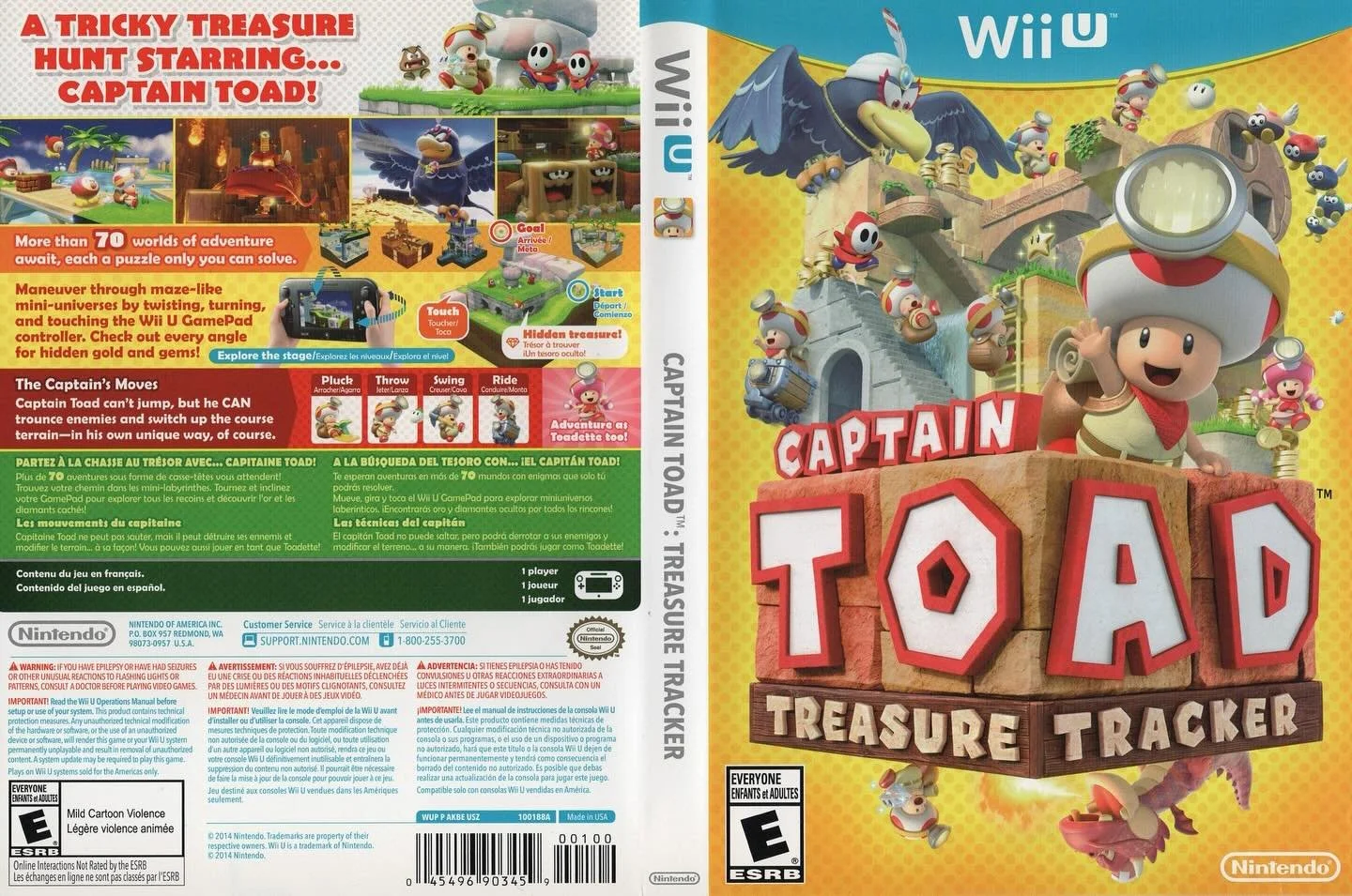 Captain Toad: Treasure Tracker (Wii U) developed by Nintendo EAD and published by Nintendo 

#captaintoadtreasuretracker #captaintoad #wiiu #wiiugames #nintendogames #nintendocollection #nintendogamer #videogameboxart #gamecover #retrovideogames #gam