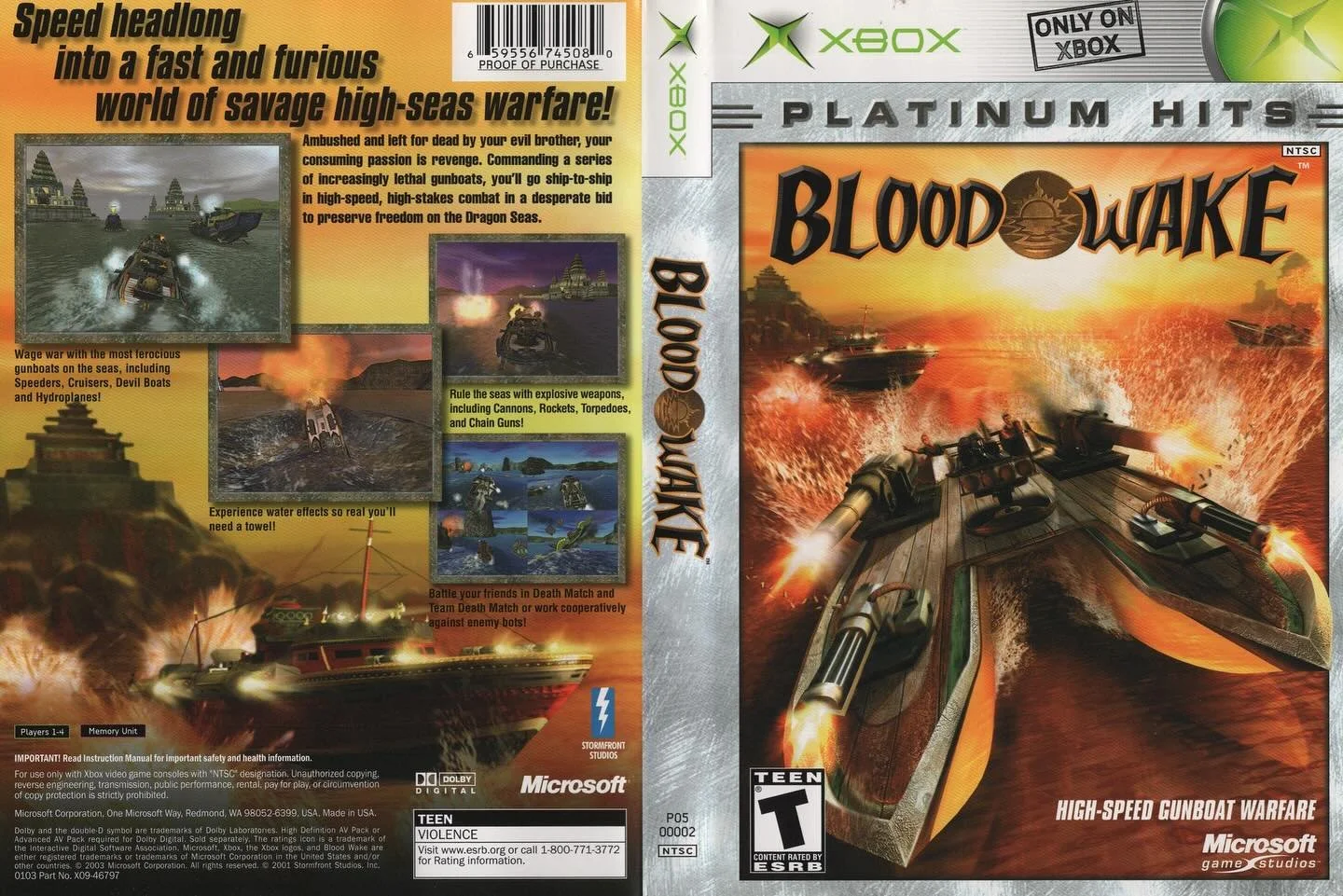 Blood Wake (Xbox) developed by Stormfront Studios and published by Microsoft Game Studios

#bloodwake #microsoftgamestudios #originalxbox #xboxgames #xboxgaming #xboxgamer #xboxcommunity #videogameboxart #gamecover #retrovideogames #gamecollector #vi
