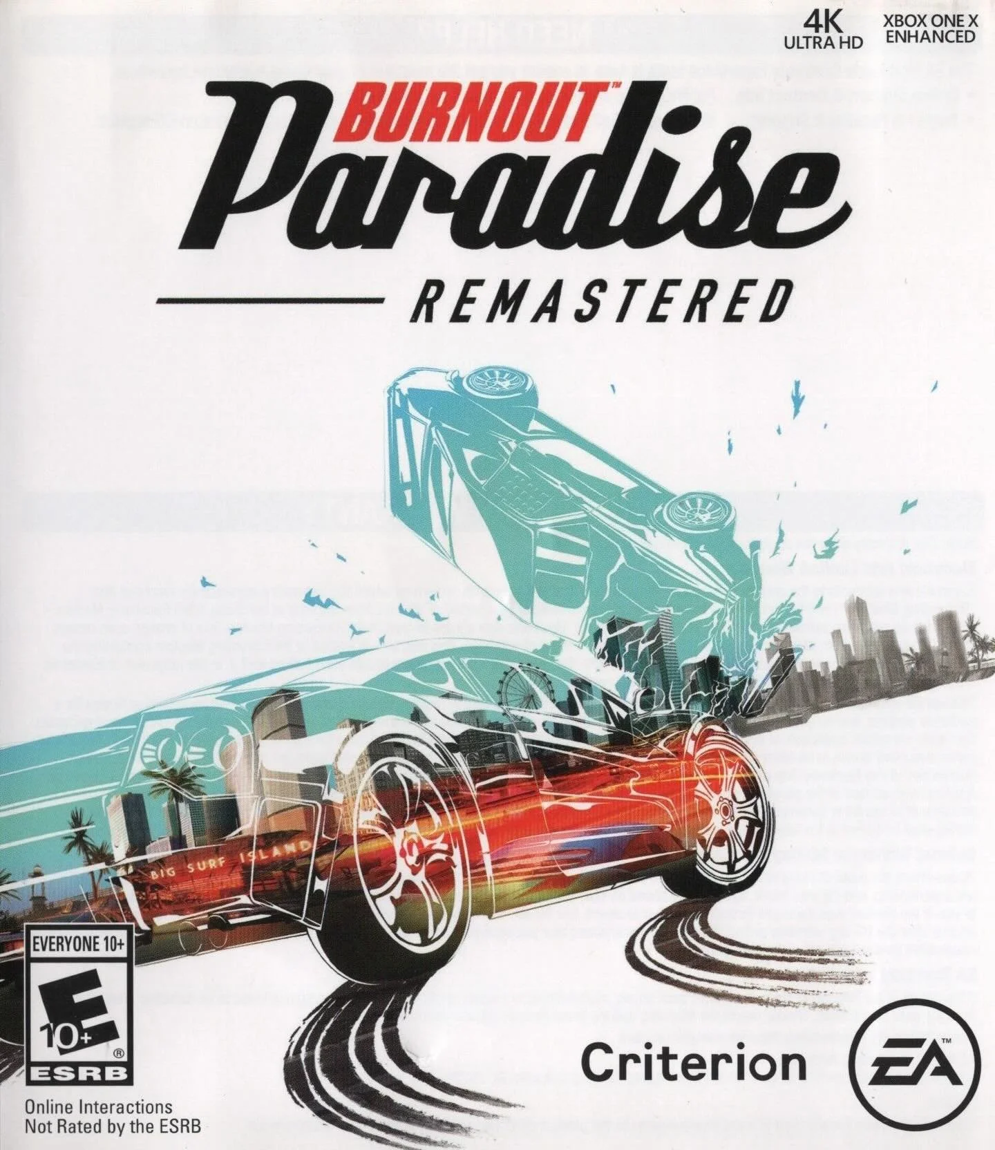 Burnout Paradise Remastered (Xbox One) developed by Criterion Games and published by Electronic Arts 

#burnoutparadise #criteriongames #electronicarts #xboxone #xboxonegames #xboxonegamer #xboxcommunity #videogameboxart #gamecover #retrovideogames #
