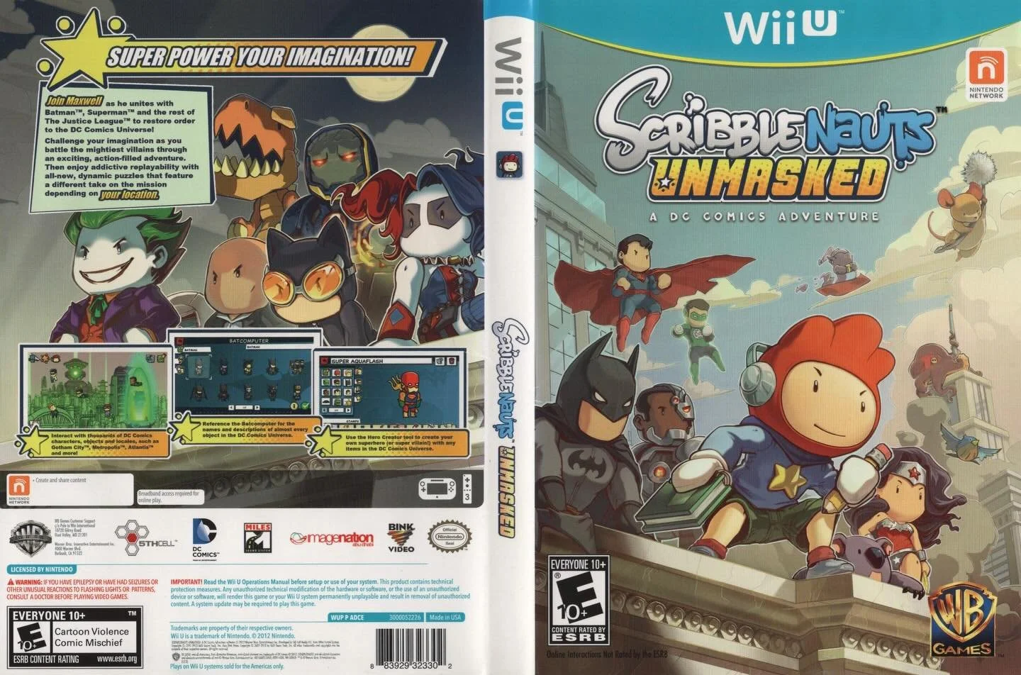 Scribblenauts Unmasked: A DC Comics Adventure (Wii U) developed by 5th Cell &amp; Shiver Entertainment and published by Warner Bros. Interactive Entertainment 

#scribblenauts #scribblenautsunmasked #dccomicsheroes #dccomics #nintendowiiu #wiiugames 