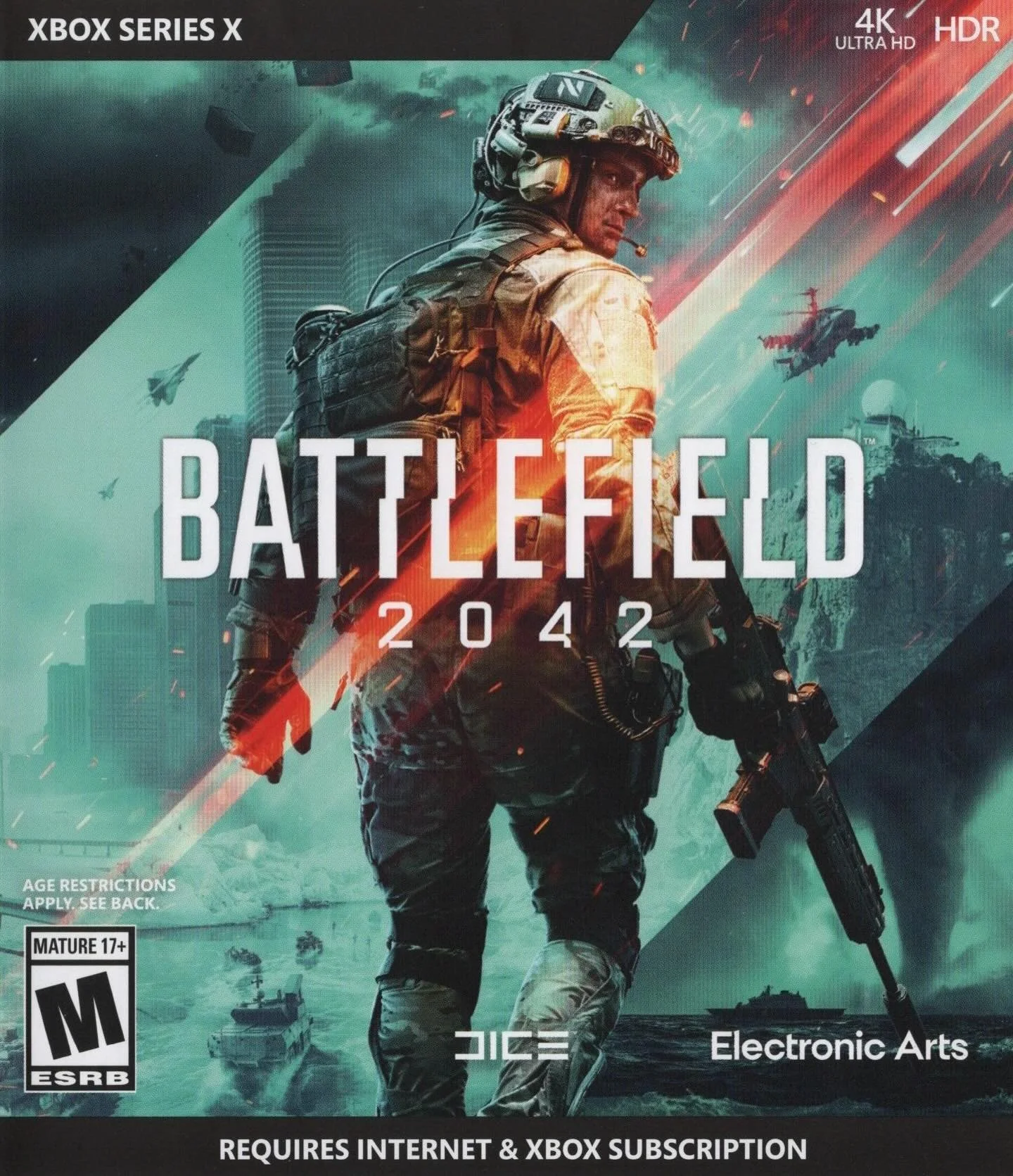 Battlefield 2042 (Xbox Series X) developed by DICE and published by Electronic Arts

#battlefield2042 #electronicarts #eagames #battlefieldcommunity #xboxseries #xboxseriesxgames #xboxgamer #videogameboxart #gamecover #retrovideogames #gamecollector 