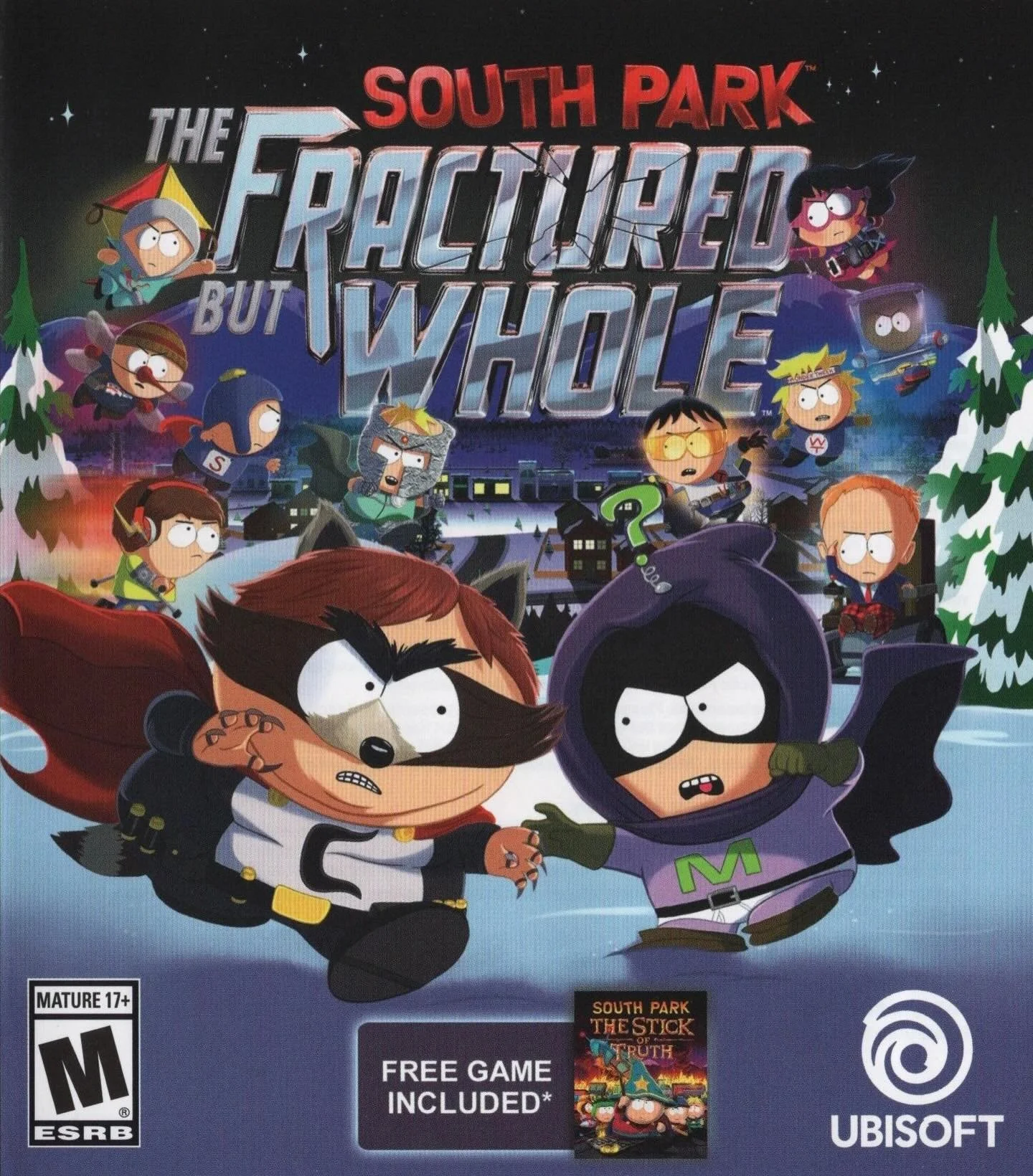 South Park: The Fractured but Whole (Xbox One) developed by Ubisoft San Francisco and published by Ubisoft in collaboration with South Park Digital Studios 

#southparkfracturedbutwhole #ubisoftgames #xboxonegamer #gamecover #videogamecollection