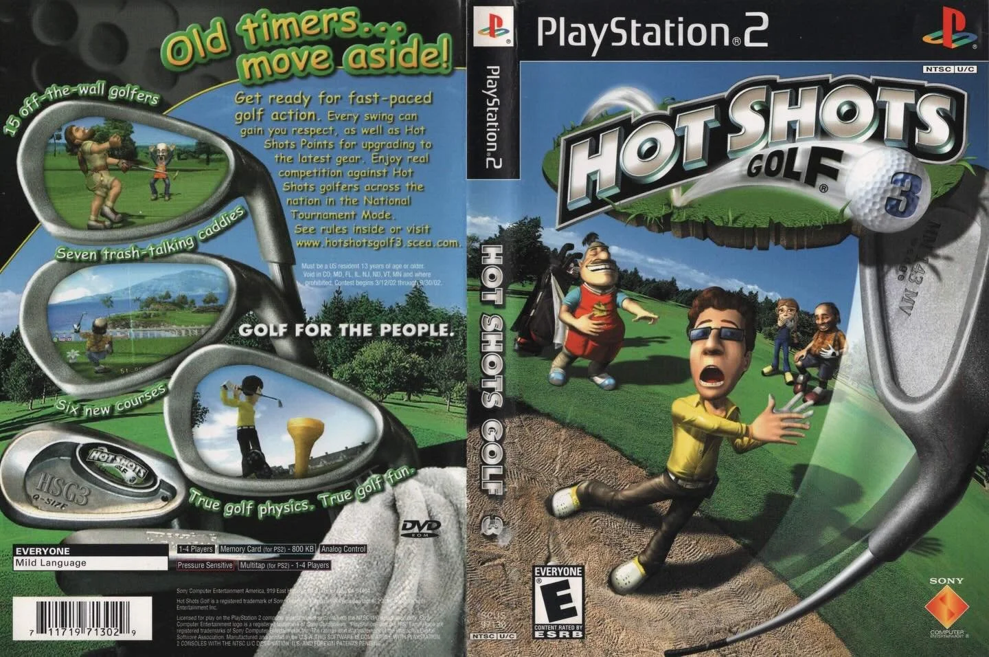Hot Shots Golf 3 (PS2) developed by Clap Hanz and published by Sony Computer Entertainment 

#hotshotsgolf #everybodysgolf #ps2games #gamecover #videogamecollection