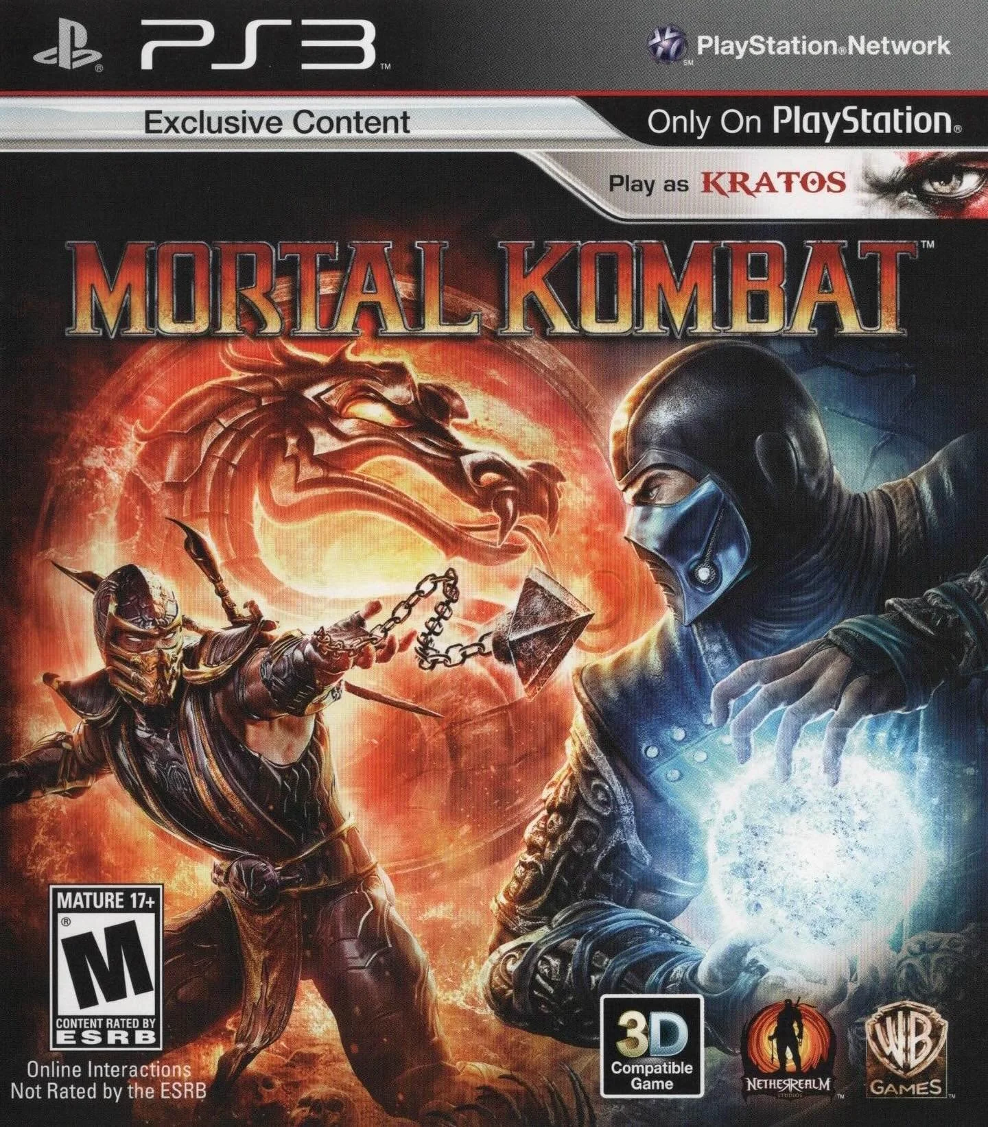 Mortal Kombat (PS3) developed by NetherRealm Studios and published by Warner Bros. Interactive Entertainment 

#mortalkombat9 #netherrealmstudios #ps3games #gamecover #videogamecollection