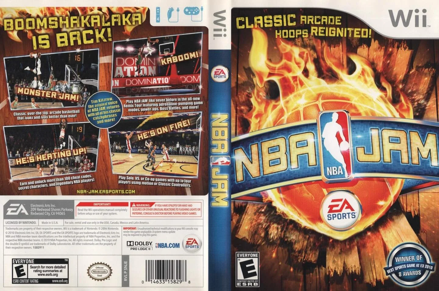 NBA Jam (Wii) developed by EA Canada and published by EA Sports 

#nbajam #nintendowii #eagames #nintendogames #videogamecollection